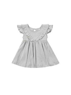 Cloud Ruffle V Dress
