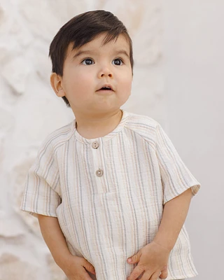 Summer Stripe Short Sleeve Zion Shirt