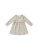 Basil Stripe Long Sleeve Dress