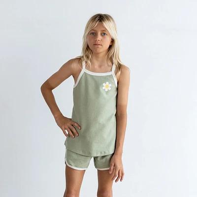 Sage Terry Track Shorts
