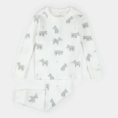Rhino Pajama Set