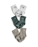 Socks 3 Pack - Pewter Mix