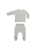 Blue Stripe Layette