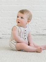 Ezra Muslin Bubble Romper
