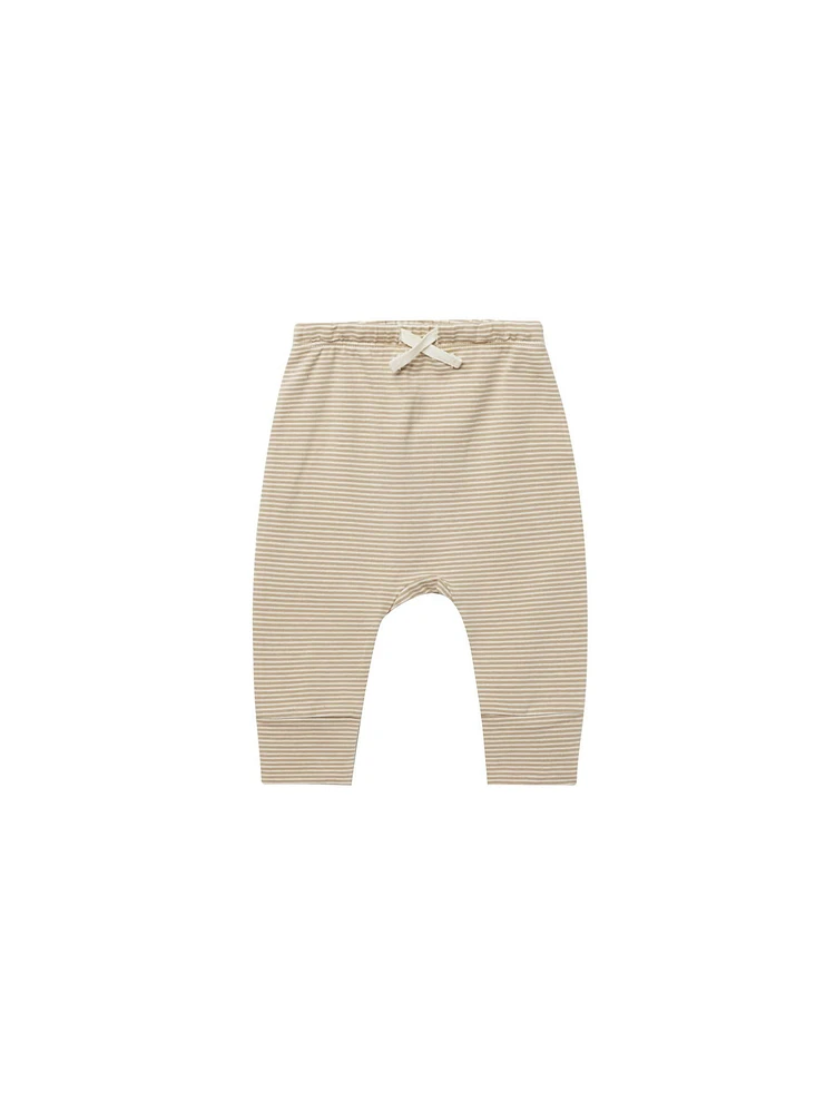 Latte Stripe Drawstring Pant