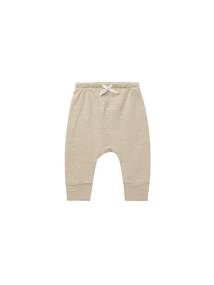 Latte Stripe Drawstring Pant