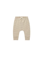 Latte Stripe Drawstring Pant