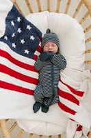Navy Stripe Bamboo Sleeper