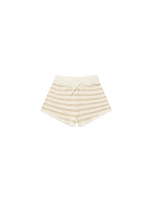 Sand Stripe Knit Shorts