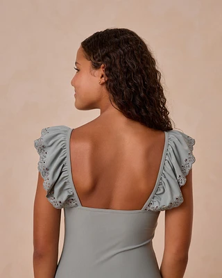 Eucalyptus Ruffle One-Piece