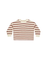 Brick Stripe Relaxed Long Sleeve Tee