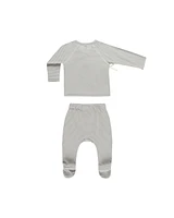 Blue Stripe Layette