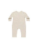 Cinnamon Plaid Jumpsuit