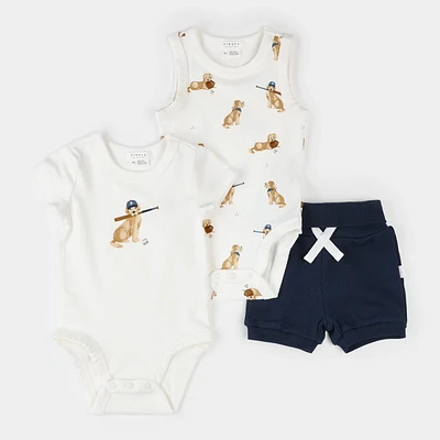 Baseball Buddy Bodysuit Set