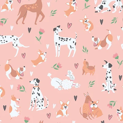 Puppy Love Ruffle Bamboo Sleeper