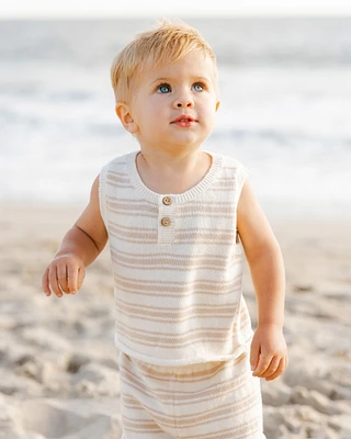 Oat Stripe Taylor Knit Set