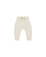 Speckled Natural Knit Pant