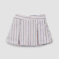 Striped Seersucker Skort