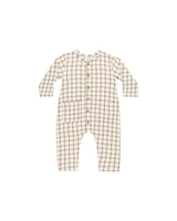 Cinnamon Plaid Jumpsuit