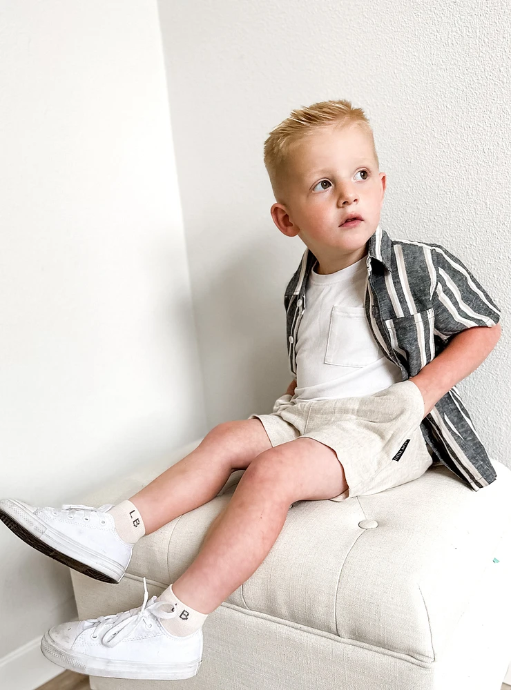 Sand Linen Shorts
