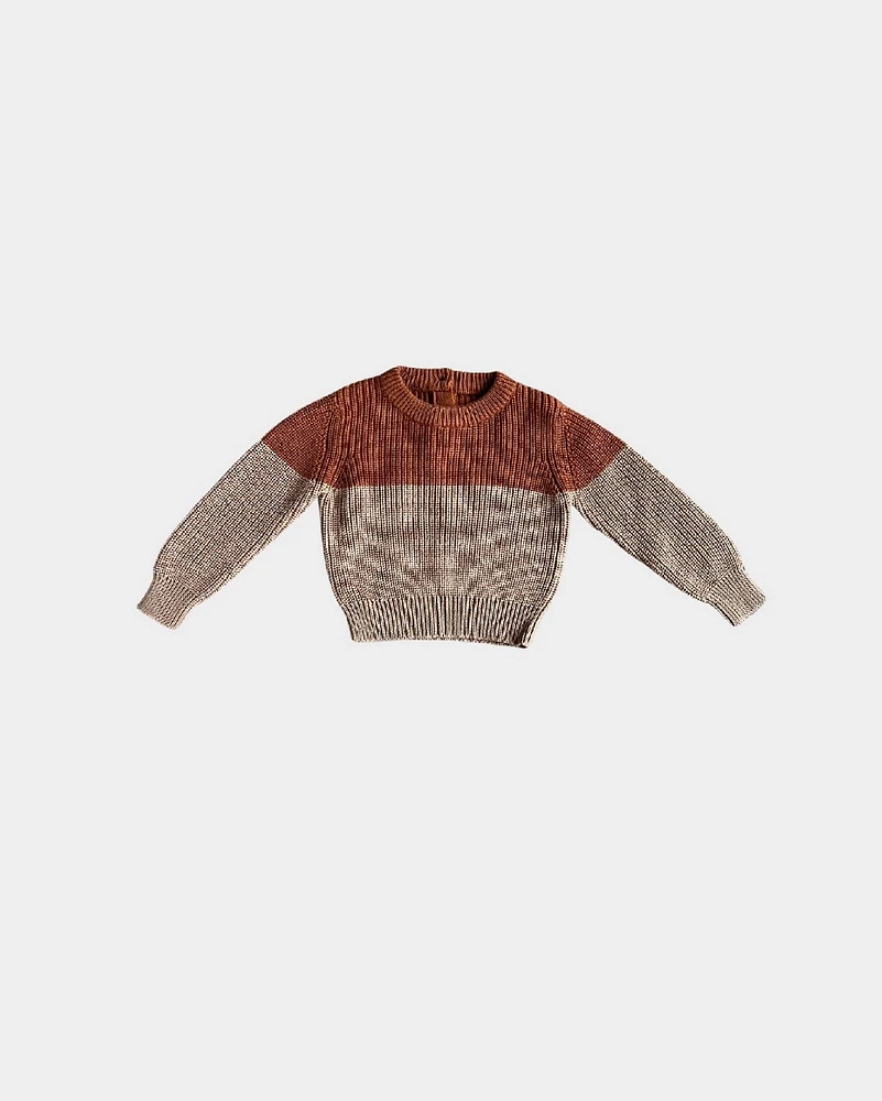 Clay Colorblock Knit Sweater