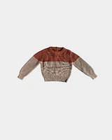 Clay Colorblock Knit Sweater