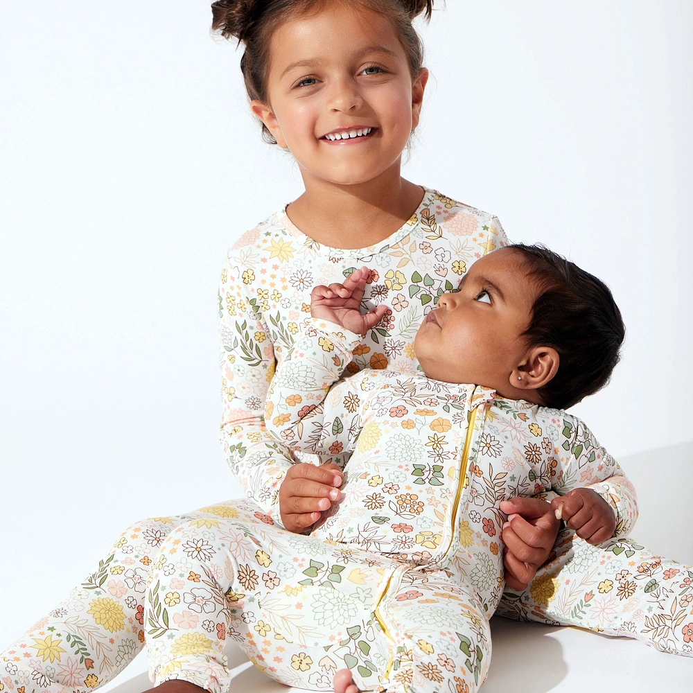 Floral Bamboo Pajama Set