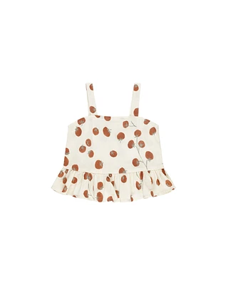Tomatoes Cropped Peplum Tank