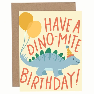 Have a Dino-mite Birthday Card