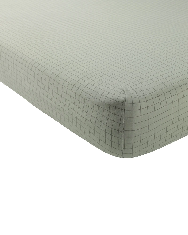 Sage Grid Bamboo Grid Sheet