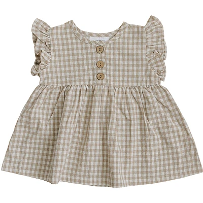 Gingham Ruffle Dress