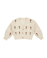 Winter Floral Cardigan