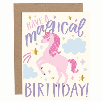 Have a Magical Unicorn Birthday Card