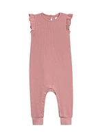 Punch Waffle Flutter Romper