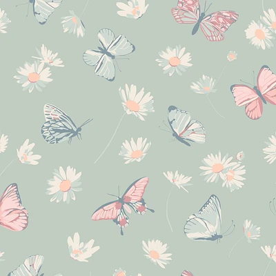 Mint Butterfly Daisy Tank Nightgown