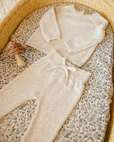 Speckled Natural Knit Pant