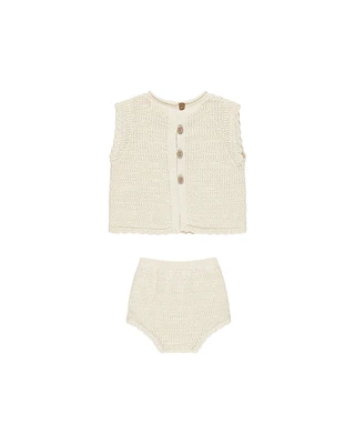 Cherry Knit Baby Set