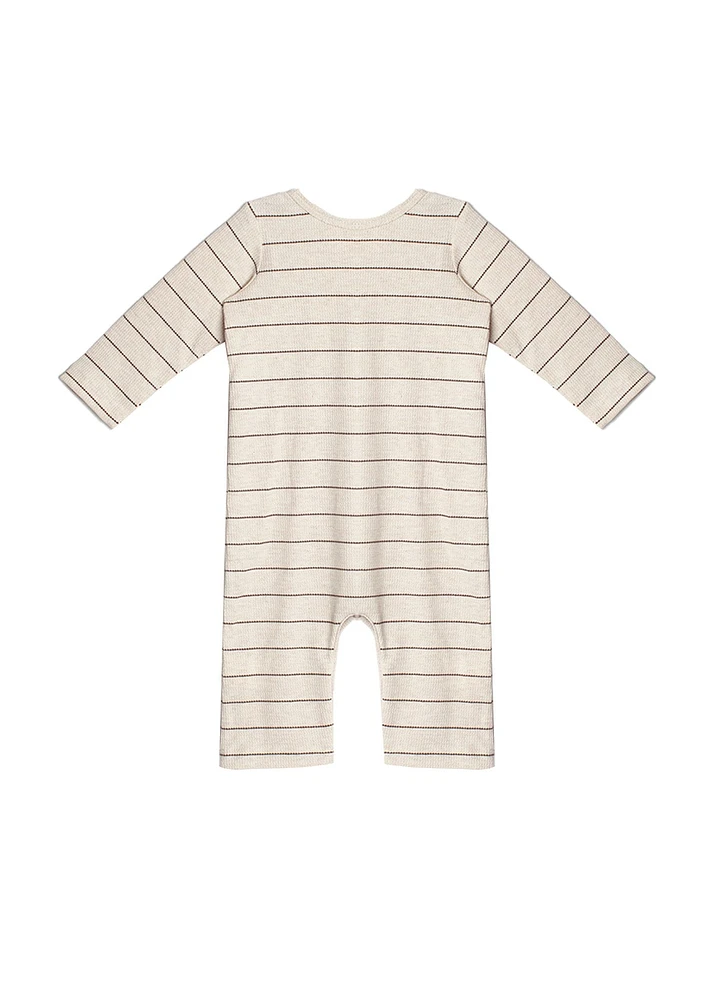 Oat Stripe Milo Jumpsuit