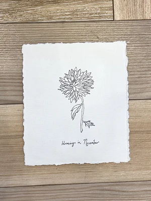 Blooming Pregnancy Announcements