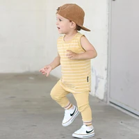 Stripe Pocket Tank - Sunny Day