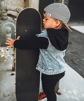 Hooded Denim Jacket