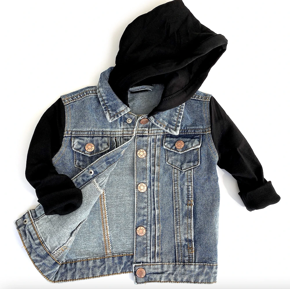 Hooded Denim Jacket