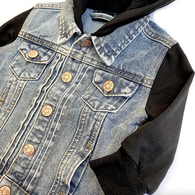 Hooded Denim Jacket