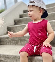 Star Pocket Tank - Red