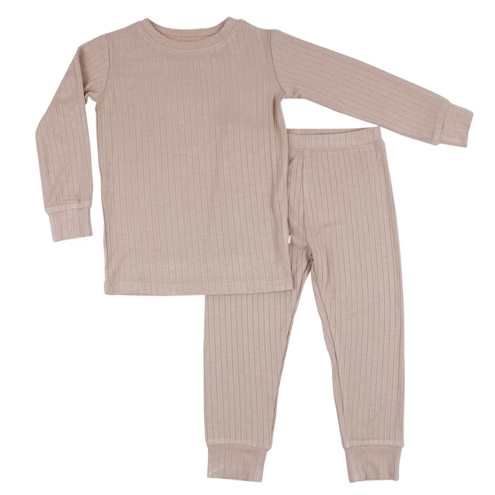 Rosewood Ribbed Two-Piece Set
