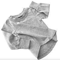 Long Sleeve Pocket Tee - Grey