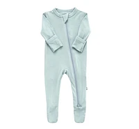 Zippered Footie - Sage