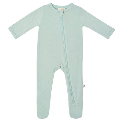Zippered Footie - Sage