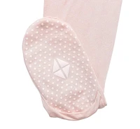 Zippered Footie - Blush