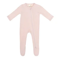 Zippered Footie - Blush